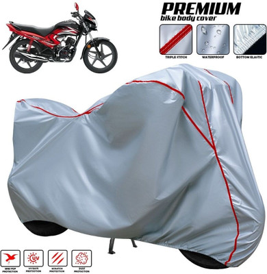 SThanaveX Two Wheeler Cover for Honda(Dream Neo, Silver, Red, Multicolor)