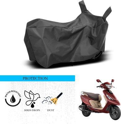 ANTHUB Waterproof Two Wheeler Cover for TVS(Scooty Zest 110, Grey)