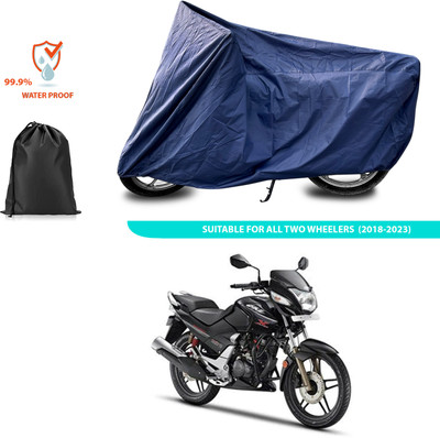 CODOKI Waterproof Two Wheeler Cover for Hero(CBZ, Blue)