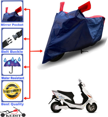 KEDIT Two Wheeler Cover for Hero(Electric Cruz, Red, Blue)