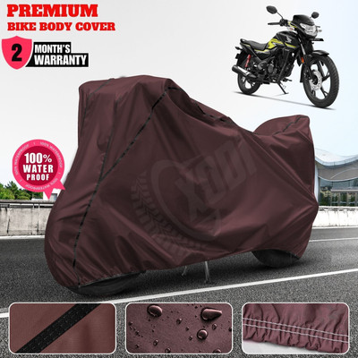 xodi Waterproof Two Wheeler Cover for Honda(SP 125, Maroon, Black)