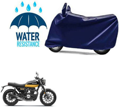 DeepShakshi AUTOMOTIVE Waterproof Two Wheeler Cover for Honda(Hness CB350, Blue)