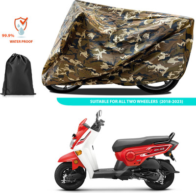 GOSHIV-car and bike accessories Waterproof Two Wheeler Cover for Honda(Cliq, Yellow)