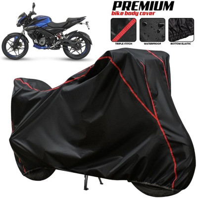 xodi Waterproof Two Wheeler Cover for Bajaj(Pulsar NS-160, Black, Red, Multicolor)