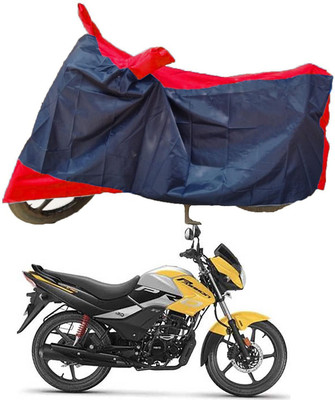 Mdstar Waterproof Two Wheeler Cover for Hero(Passion Pro i3S, Red, Blue)