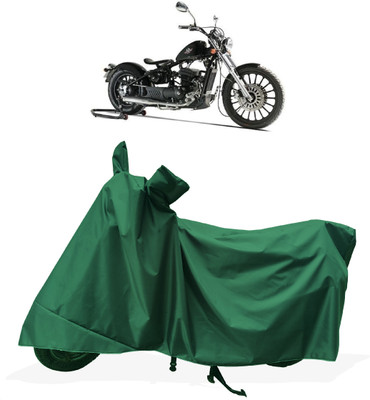 Tricway Two Wheeler Cover for Royal Enfield(Bobber 350, Green)