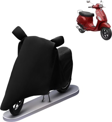 vyas Two Wheeler Cover for Vespa(Vespa SXL 150, Black)