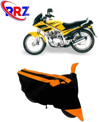 RRZ Waterproof Two Wheeler Cover for Kinetic(GF Lazer, Black, Orange)