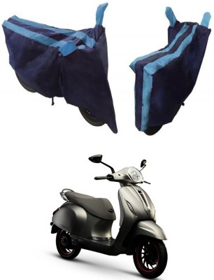 Mdstar Waterproof Two Wheeler Cover for Bajaj(Urbanite Chetak, Blue)