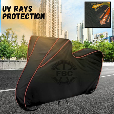 OliverX Waterproof Two Wheeler Cover for Yamaha(FZ FI, Red)