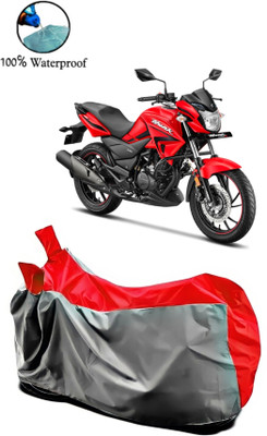 rakku Two Wheeler Cover for Hero(Hunk, Grey, Red)