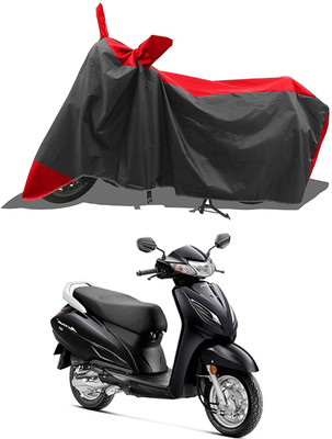 WMIZEXA Waterproof Two Wheeler Cover for Honda(Activa, Red, Black)