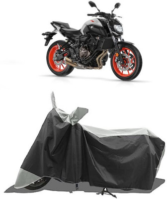 GROFATIK Two Wheeler Cover for Yamaha(MT 07 BS6, White)