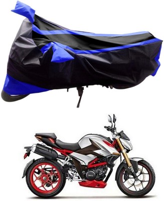 Ascension Two Wheeler Cover for Hero(XF3R BS6, Black, Blue)