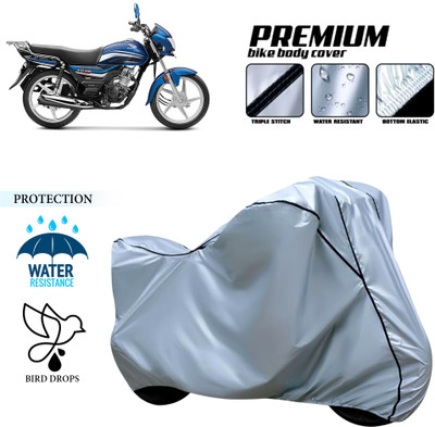 PAGORA Waterproof Two Wheeler Cover for Honda(CD 110 Dream, Silver)