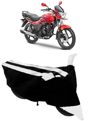 Varnwal E Commerce Waterproof Two Wheeler Cover for Hero(Passion Xpro, White, Black)