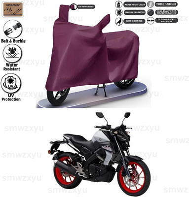 smwzxyu Waterproof Two Wheeler Cover for Yamaha(MT 15, Maroon)