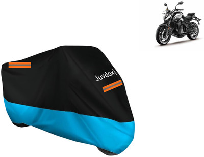 Juvdoxj Waterproof Two Wheeler Cover for CFMoto(400NK, Blue)