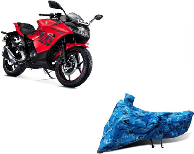 Anlopeproducts Waterproof Two Wheeler Cover for Suzuki(Gixxer SF, Blue)