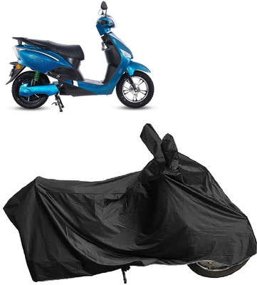 DIGGU Two Wheeler Cover for Hero(Electric Optima Plus BS6, Black)
