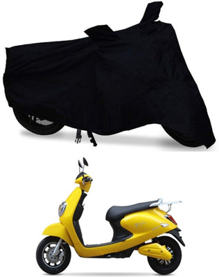 HYBRIDS COLLECTION Two Wheeler Cover for Techo Electra(Emerge, Black)