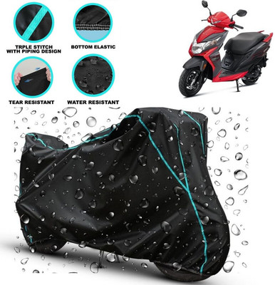 kerwa Waterproof Two Wheeler Cover for Honda(Dio, Black)
