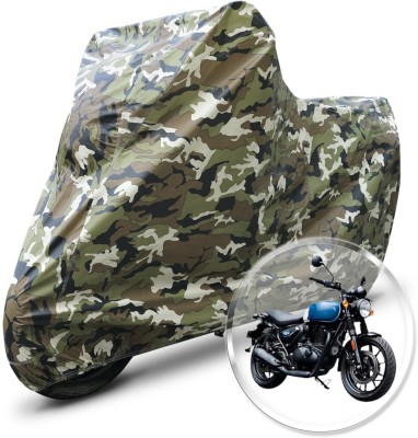 Neodrift Two Wheeler Cover for Royal Enfield(Hunter 350, Green)