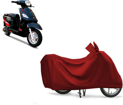 EGAL Two Wheeler Cover for Hero(Electric NYX HS500 ER BS6, Maroon)