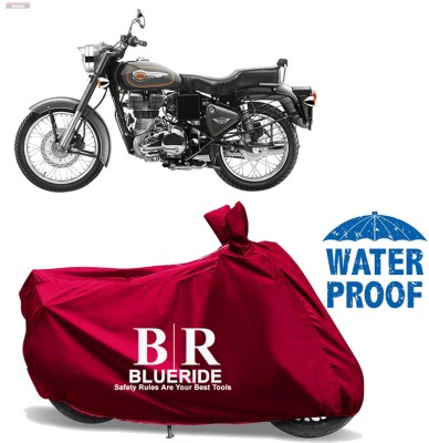 BLUERIDE Two Wheeler Cover for Royal Enfield(Bullet 500, Maroon)