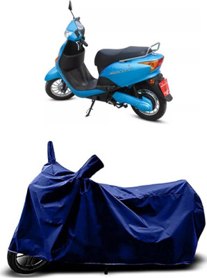 VESMEI Two Wheeler Cover for Hero(Electric Wave Dx, Blue)
