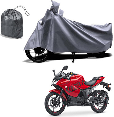 Autoinnovation Waterproof Two Wheeler Cover for Suzuki(Gixxer SF, Grey)