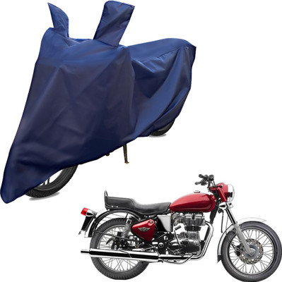 RiderShine Two Wheeler Cover for Royal Enfield(Classic 350, Blue)