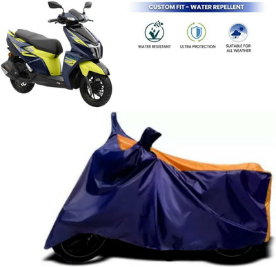 AutoRash Waterproof Two Wheeler Cover for TVS(NTORQ, Blue)