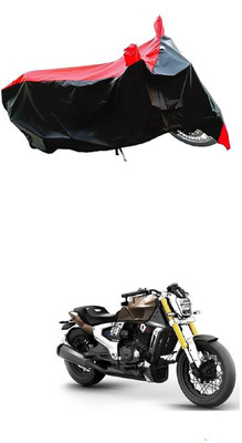 VESMEI Two Wheeler Cover for TVS(Zeppelin BS6, Red)