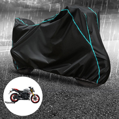 PAGORA Waterproof Two Wheeler Cover for TVS(Apache RTR 160, Black)