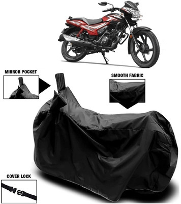 MMSSTAR Waterproof Two Wheeler Cover for TVS(Star City BS6, Black)