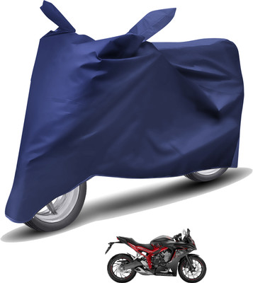 Caronix Waterproof Two Wheeler Cover for Honda(CBR 650F, Blue)