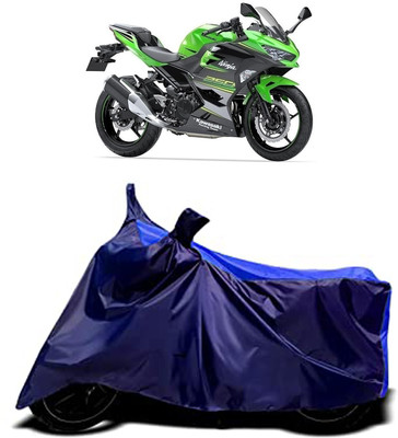 VESMEI Two Wheeler Cover for Kawasaki(Ninja 250, Blue)