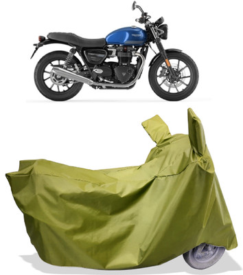 Amexride Two Wheeler Cover for Triumph(Street Twin, Maroon)