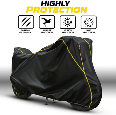 AutoGalaxy Waterproof Two Wheeler Cover for Bajaj(CT100, Black)
