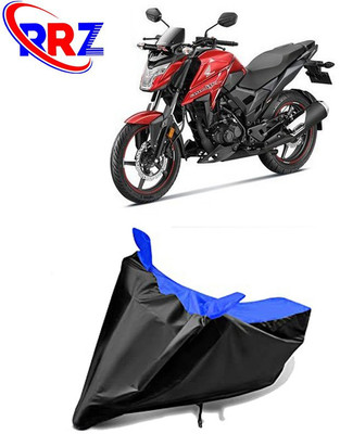 RRZ Waterproof Two Wheeler Cover for Bajaj(Blade 125, Black, Blue)