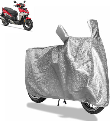aksmit Waterproof Two Wheeler Cover for Hero(Silver)