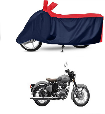 NIRUJI TRADERS Waterproof Two Wheeler Cover for Royal Enfield(Classic Gunmetal, Multicolor)