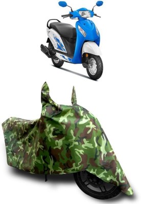 KEDIT Two Wheeler Cover for Honda(Activa, Green)