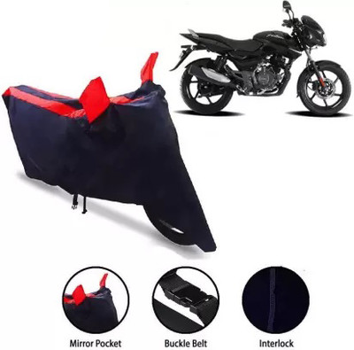 RONISH Waterproof Two Wheeler Cover for Bajaj(Pulsar 125, Blue, Red)