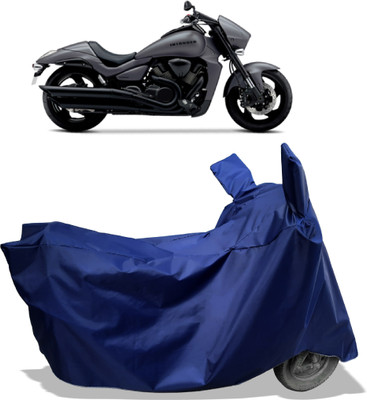 Amexride Two Wheeler Cover for Kinetic(Boss, Blue)