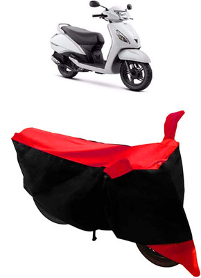KEDIT Two Wheeler Cover for TVS(Jupiter, Red)
