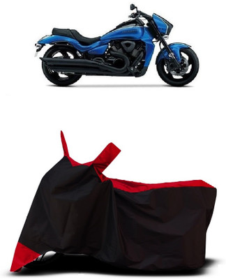 VESMEI Two Wheeler Cover for Suzuki(Intruder M800, Red)