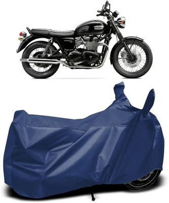 MADAFIYA Waterproof Two Wheeler Cover for Triumph(Bonneville T100, Blue)