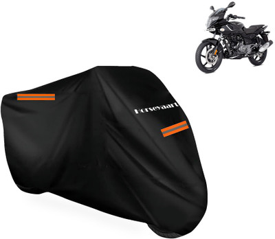 Horseyaart Waterproof Two Wheeler Cover for Bajaj(Pulsar 180F, Black)